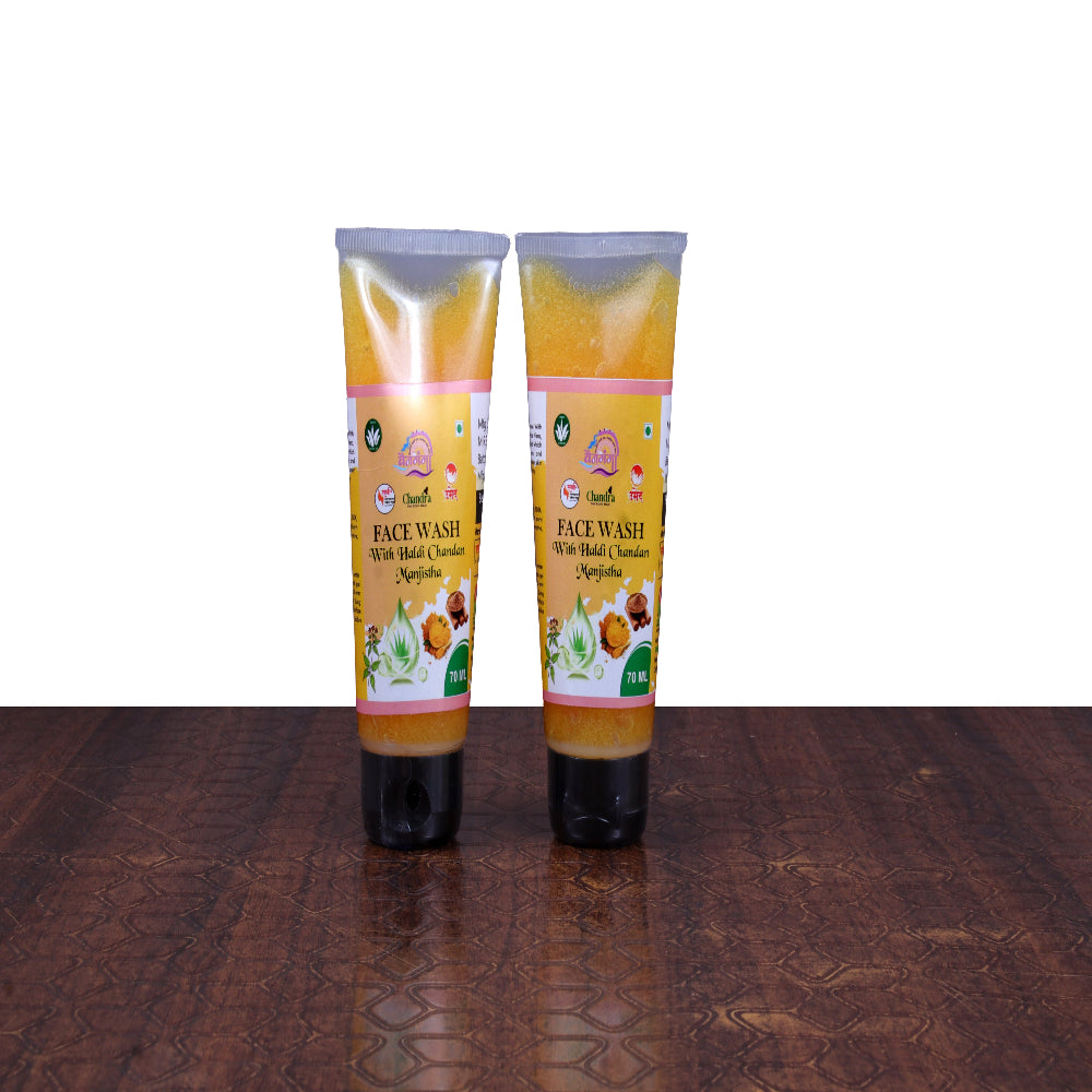 Chandra Face Wash with Haldi, Chandan & Manjistha