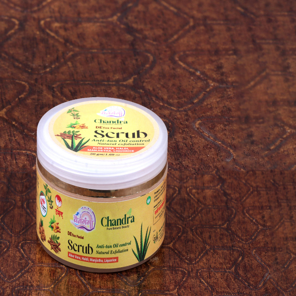 Chandra Detox Facial Scrub – Anti-Tan & Oil Control