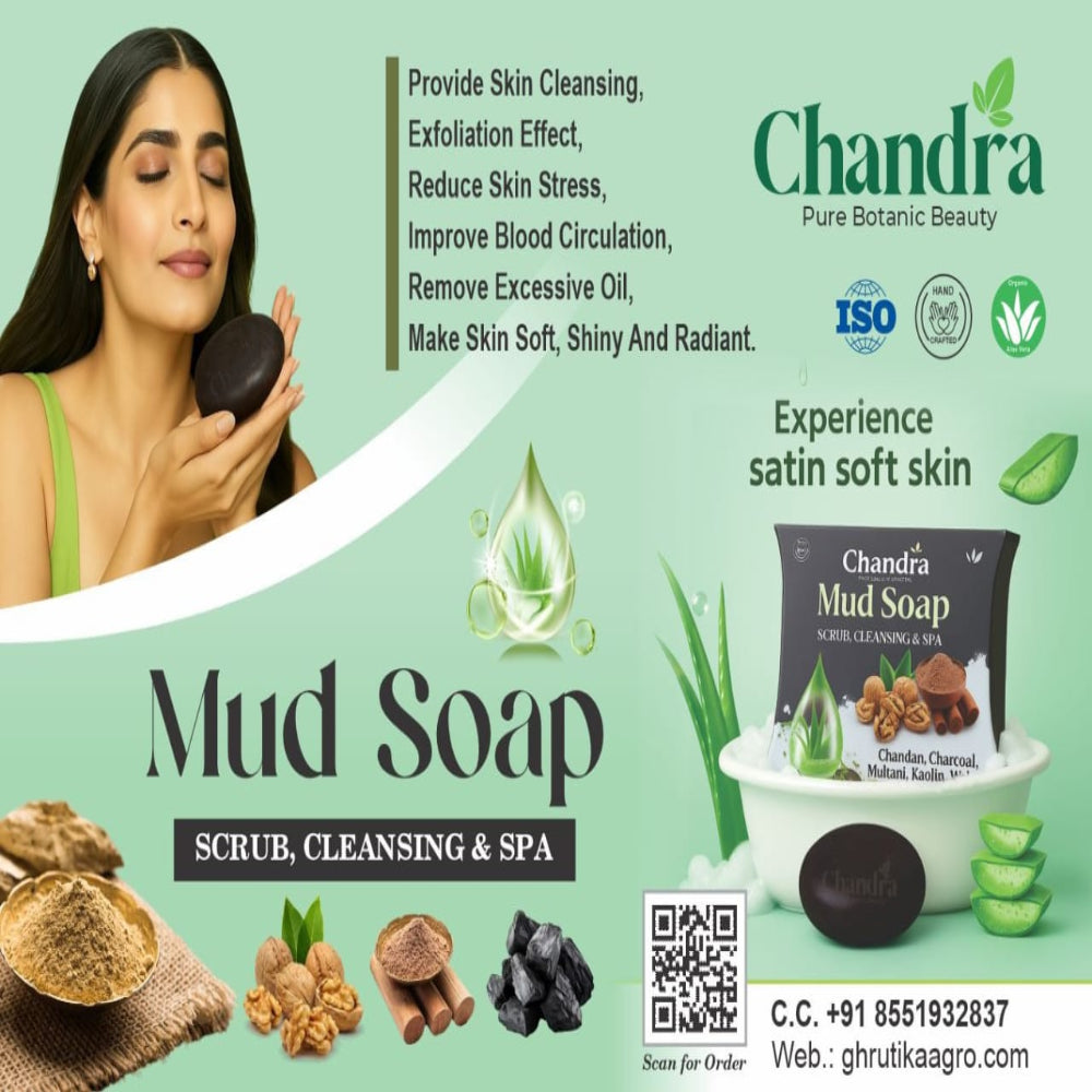 Chandra Mud Soap – Herbal Scrub & Spa Bar