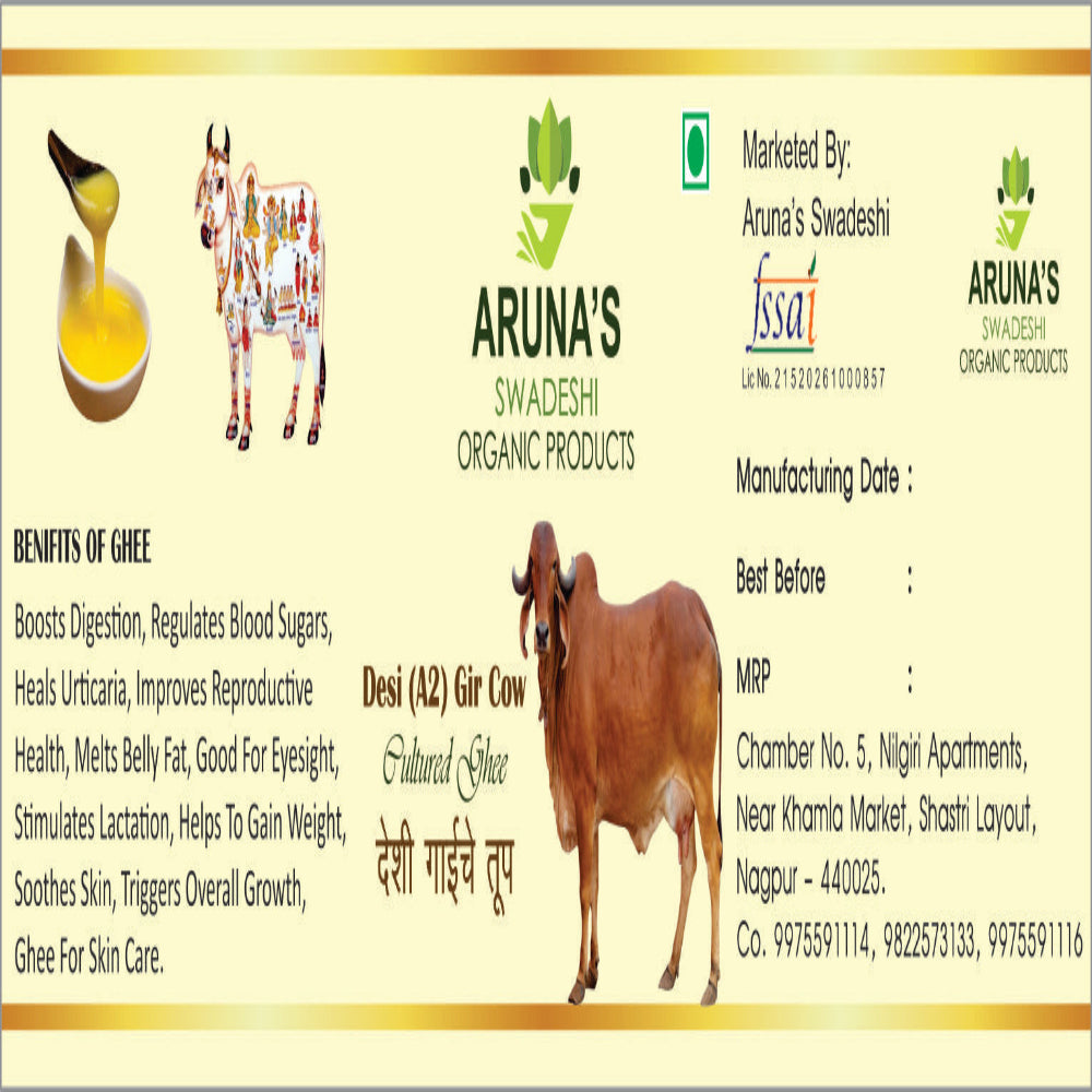 A2 Desi Gir Cow Ghee