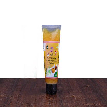 Chandra Face Wash with Haldi, Chandan & Manjistha