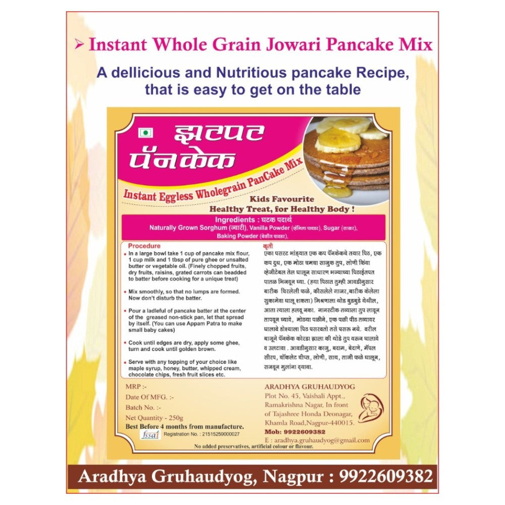 Instant Jowari Pancake Mix