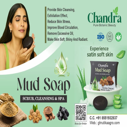 Chandra Mud Soap – Herbal Scrub & Spa Bar