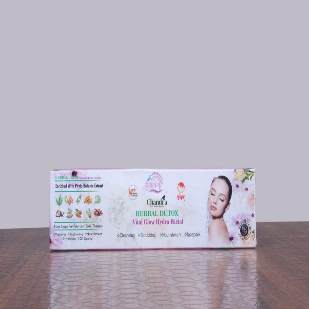 Chandra Herbal Detox Vital Glow Hydra Facial Kit