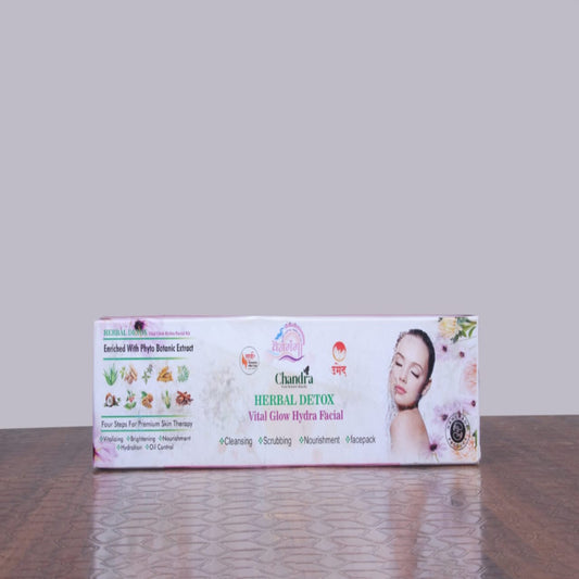 Chandra Herbal Detox Vital Glow Hydra Facial Kit