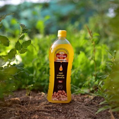 Groundnut Oil (Lakdi Ghana - Wood-Pressed)